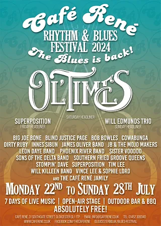 Blues Fest 2024 Poster